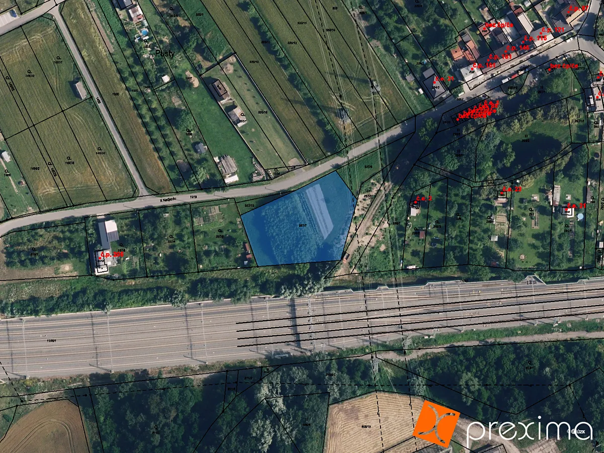 Prodej podílu 1/18 stavebního pozemku 167 m²
